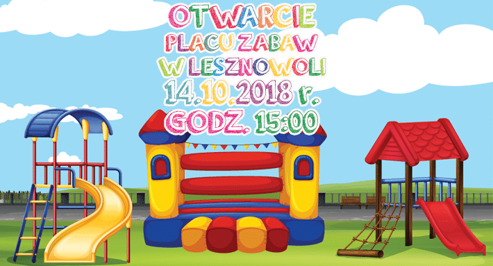 Otwarcie placu zabaw w Lesznowoli